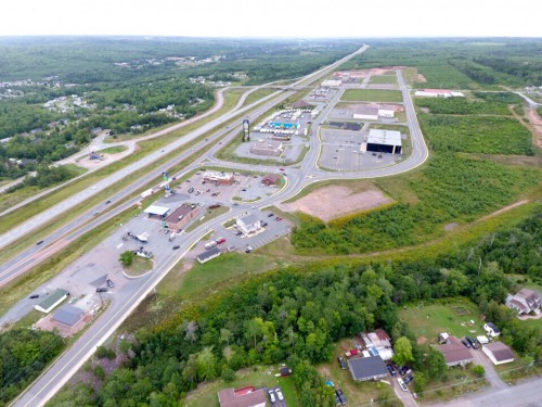 Power Centre aerial view, Truro NS CA